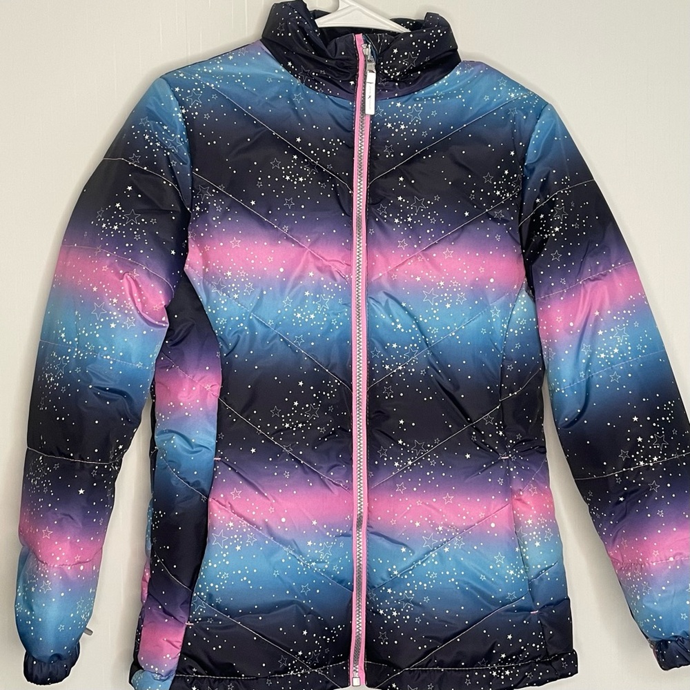 Zeroxposure Girls Star Winter Coat Sky Blue Pink 14/16